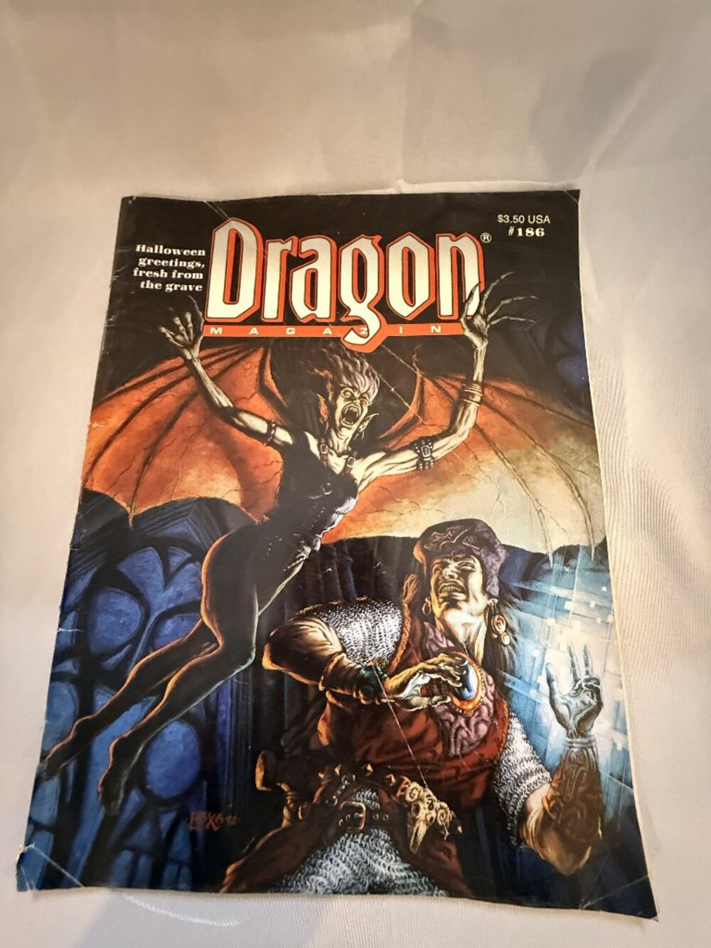 1992 TSR Dragon Magazine-Vintage